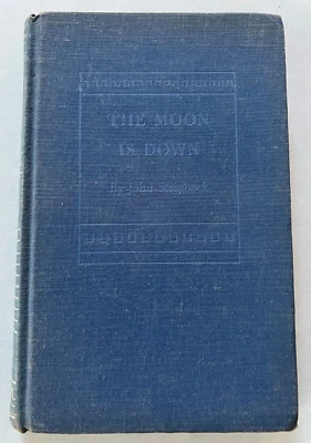 EARLY FIRST EDITION The Moon Is Down JOHN STEINBECK 1942 "talk.this" page 112 - Image 1 of 4