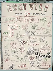 Kurt Vile Wakin On A Pretty Daze 10th Anniversary Autographed Poster & Vinyl LP - Picture 1 of 8