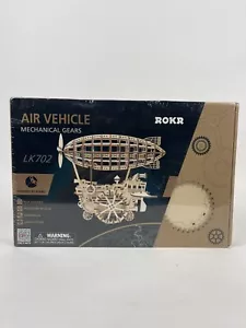 Rokr Air Vehicle 3D Airship Wood Puzzle Model Mechanical Gears Moving - Picture 1 of 5
