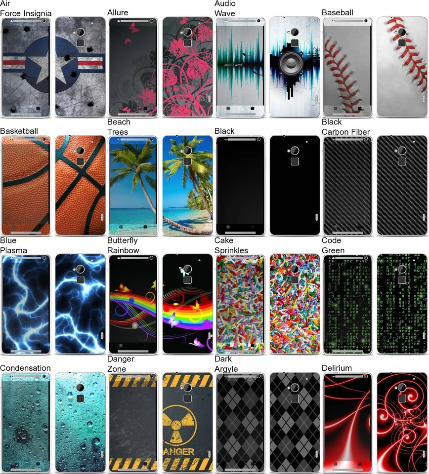 Any 1 Vinyl Decal/Skin for HTC One Max Android Smartphone - Buy 1 Get 2 Free! - Image 1 of 1