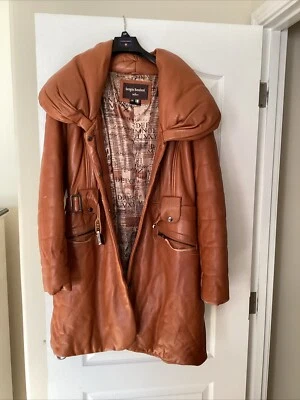 Sergio Beninni Bombardeiro Vintage 3/4 Couro Manteiga Couro Macio Itália Tamanho 2XL - Imagem 1 de 3