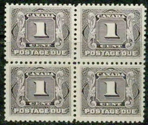 CANADA – 1906 – 1ST POSTAGE DUE BLOCK OF 4 – VF ** - Imagen 1 de 1