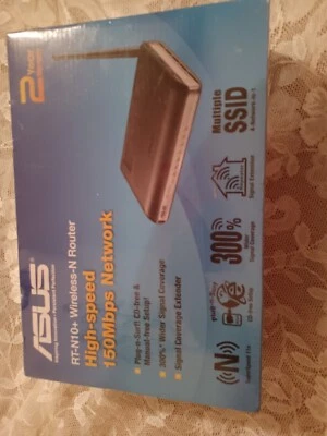 High Speed Wireless N Router! ASUS RT-N10 150 Mbps 4-Port  - Image 1 of 4