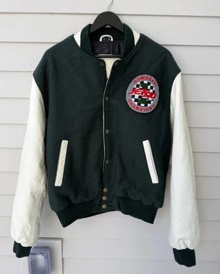 Chaqueta Universitaria Vintage Kawasaki JetSki Champions Bordada Talla Grande RARA Años 90 Foto 1 de 4
