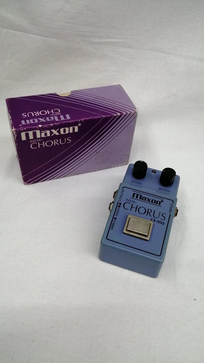 ギター MAXON CS-505  INSTA-CHORUS 1980s Maxon CS-505 Insta-Chorus Vintage Analog Guitar