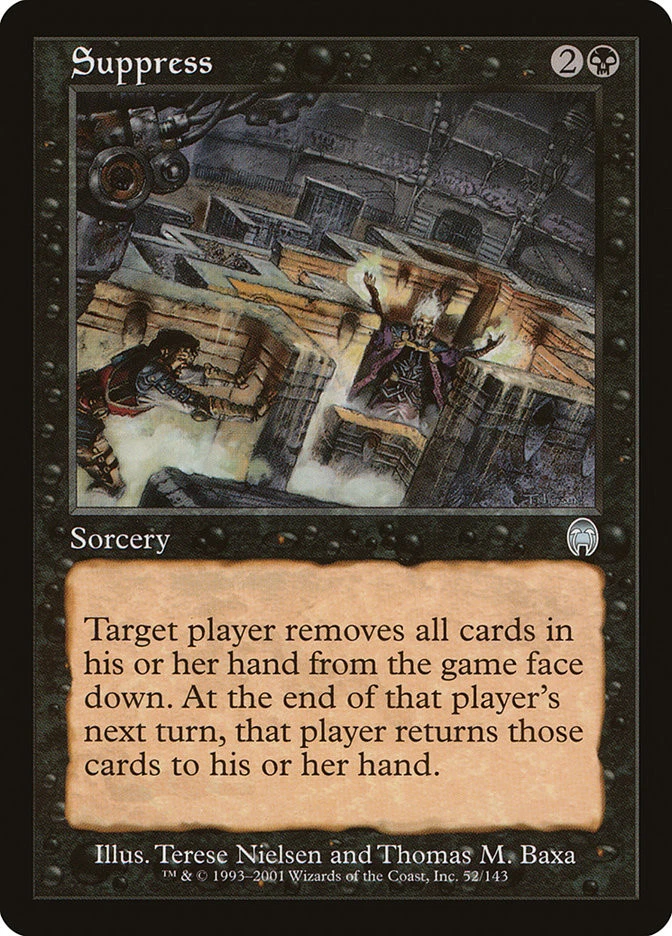 MTG Magic the Gathering Suppress (52/148) Apocalypse LP - Image 1 of 1