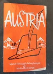 Vintage Austria Special Holidays For Railway Employees Martin Rooks Leaflet BTHA - Picture 1 of 4
