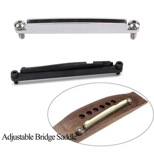 Adjustable Guitar Bridge Saddle, Adjustable Rail, 81mm in - Picture 1 of 14
