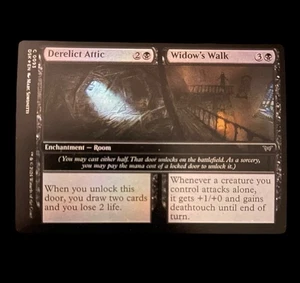 x1 Derelict Attic Widow's Walk DSK Duskmourn MTG 93 FOIL COMMON LP - Picture 1 of 3