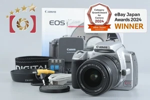 Canon EOS kiss Digital X Silver 10.1 MP Digital SLR Camera EF-S 18-55 Lens - Picture 1 of 16