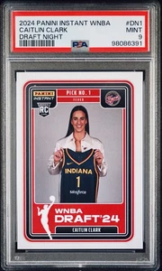 🔥 2024 Panini Instant WNBA Draft Night - CAITLIN CLARK #1 - PSA 9!! - Picture 1 of 2