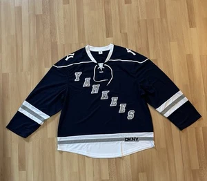 2025 New York Yankees DKNY Hockey Jersey 4/25/25 SGA Size XL * Stadium Giveaway - Picture 1 of 5