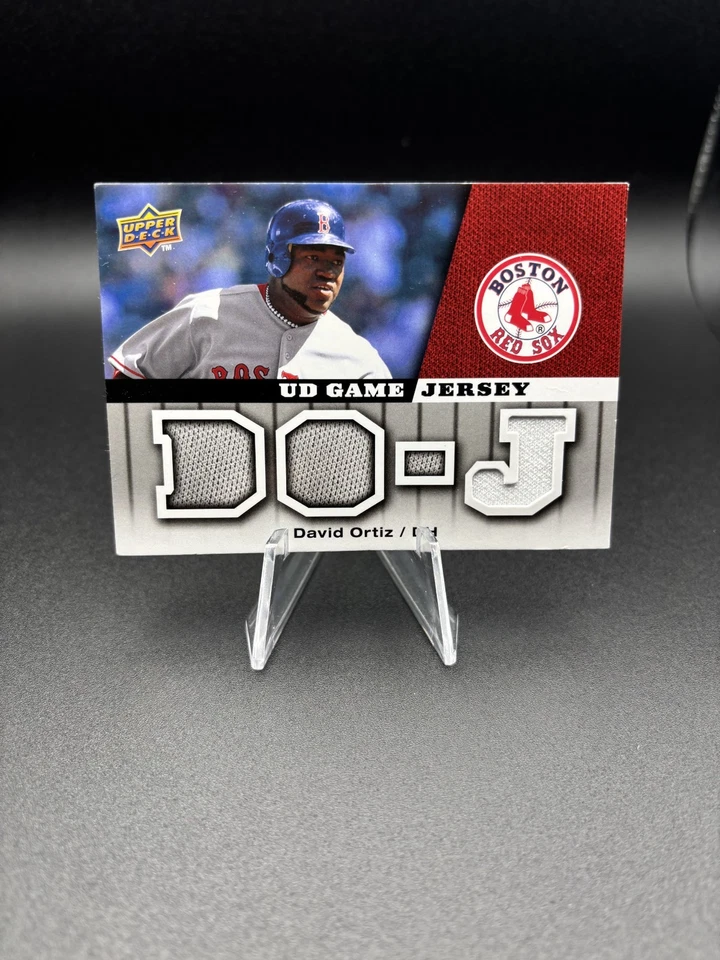 2009 Upper Deck Ud Game Jersey David Ortiz #GJ-DO MEM Game-Used Game-Worn Patch - Image 1 of 2