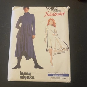 Issey Miyake Pattern 2164 Dress Top Skirt – Uncut FF Sizes 6, 8, 10 Vogue - Foto 1 di 7