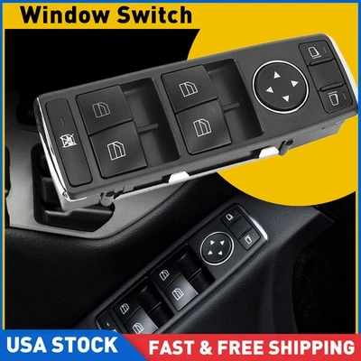 Interruptor de ventana eléctrica del conductor apto para Mercedes-Benz C63 AMG 2009-2012 A2049055302 Foto 1 de 4