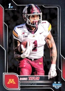 2025 Bowman U University Chrome #126 - Darius Taylor FBC - Minnesota - Bild 1 von 1