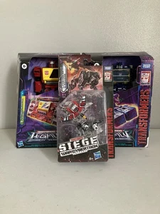 Transformers Legacy Soundwave, Soundblaster, and Siege Ravage & Laserbeak Bundle - Picture 1 of 17