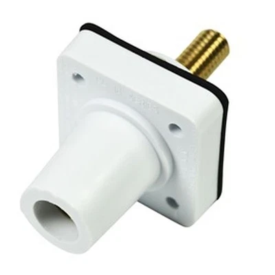 CL40FRSB-BX CL Cam Type, Panel Mount,400A, 1-1/8" threaded stud, F - White (B) - Image 1 of 2