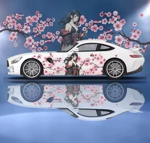 Custom Samurai Livery Racing Side Wrap; JDM Inspired Samurai Custom Decal Side - Picture 1 of 1