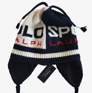 New POLO RALPH LAUREN POLO SPORT COLOR-BLOCK EARFLAP Hat One Size - Picture 1 of 6