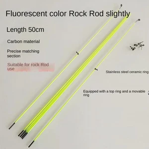 With Top Ring Fishing Rod Tip Winter Fiberglass Fishing Pole Ice Fishing - Picture 1 of 16