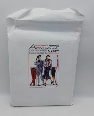 Pattern Neue Mode Avantgarde V21078 Y2K Ladies Suit Pant Jacket Vest Skirt 12-26 - Image 1 of 4