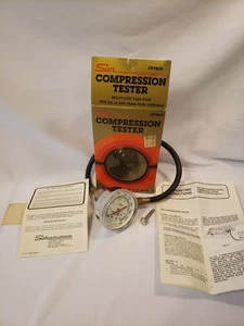 Sun Compression Tester CP7825 0-300 PSI w/ Hose Vintage - Picture 1 of 16