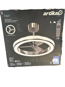 Edwin 23 in. LED modern ceiling fan 3 speeds - with remote -Tested - Picture 1 of 1