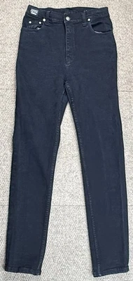 Pantalones de mezclilla Versace Couture 000498 negros de 5 bolsillos para hombre talla 27x29,5 Foto 1 de 4