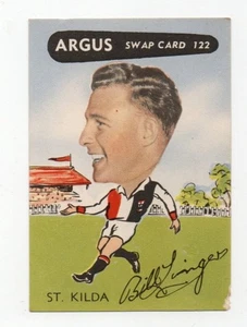 1954 Argus (122) Bill LINGER St Kilda - Picture 1 of 2