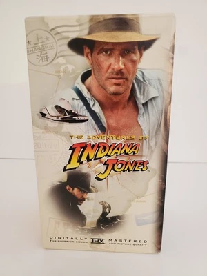 Indiana Jones Trilogy. Digitally Mastered. 3 VHS Box Set. Vintage State! - Image 1 of 4