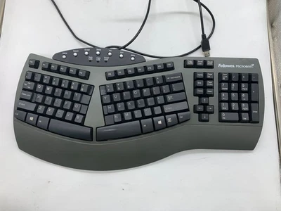 Fellowes Microban Ergonomic Wired USB Keyboard  KU-9938 - Image 1 of 4