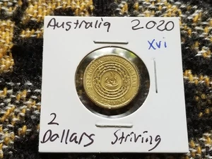 Australia 2 Dollars 2020 Circulated - Olympics - Striving - xvi - Picture 1 of 2