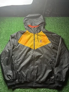 Nike Windbreaker schwarz und gelb mit Totenkopf Größe L  - Bild 1 von 6