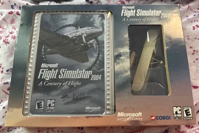 Microsoft Flight Simulator 2004: A Century of Flight - PC Big Box RARE SEALED - Image 1 of 4