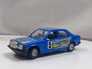 Bburago 1/24 Mercedes Benz 190E Car Diecast Model 0105 1/25 Monroe Bosch - Picture 1 of 8