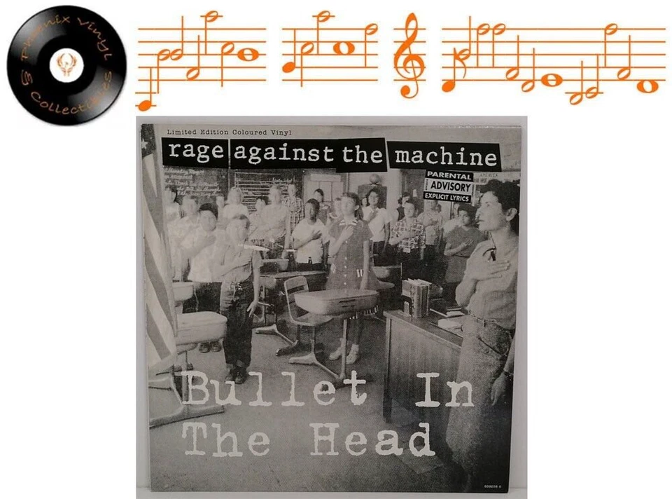 Rage Against The Machine Buller In The Head 12" Single Ltd Ed Coloured Vinyl NM - Image 1 of 4