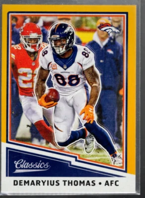 A0919- 2017 Classics Glossy Gold #13 Demaryius Thomas - NM-MT - Image 1 of 2