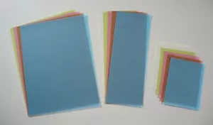 4x Sheets 3M PSA adhesive Lapping Film, 12-1 MIC, 4 GRITS - 3 SIZES, mylar - Bild 1 von 4