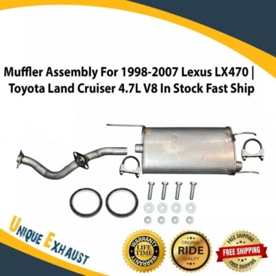 Conjunto de silenciador para Lexus LX470 1998-2007 | Toyota Land Cruiser 4,7 L V8 en stock Foto 1 de 4