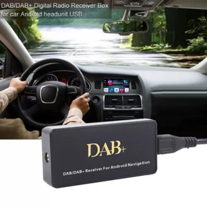 DAB DAB+ Box Car Digital Radio Receiver Box Adapter Antenna GPS Navi For Android - Picture 1 of 15