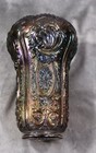 Imperial Scroll and Flower Panels Smoke Vase with a Starred Base