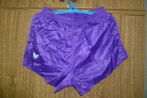 Erima Fußball Sport Shorts 80er 80er 90er Nylon Polyamid lila Herren Gr. 7 (XL) - Bild 1 von 8