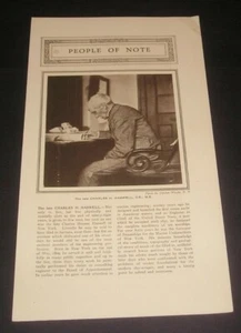 Charles H. Haswell CE ME, 1907 Magazine Article, Naval Warship & Yacht Designer - Picture 1 of 2