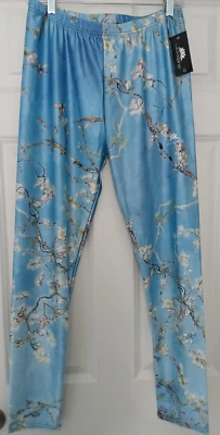 Leggings Lotus Van Gogh Flor de Almendro Azul Cielo con Flores Blancas Talla XL NUEVOS CON ETIQUETAS Foto 1 de 4