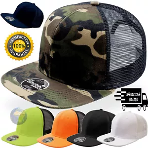CAPPELLINO Rap DRITTO Rapper SNAP Rete BICOLORE Contrasto ESTATE Cappello UNISEX - Imagen 1 de 8