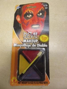 Rubie's Costume Devil Makeup Face Kit Washable With Applicator .4oz Halloween - Picture 1 of 2