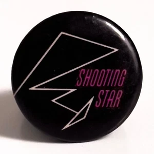 RARE Vintage 1980 SHOOTING STAR Virgin promo badge KC band pin 1" button - Picture 1 of 2