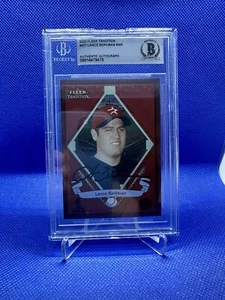 2002 FLEER TRADITION #477 LANCE BERKMAN Signed Beckett BAS Auto - Picture 1 of 2