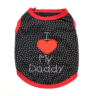 Various Pet Puppy Small Dog Cat Pet Clothes Dress Vest T Shirt Apparel Clothes - Image 1 of 4